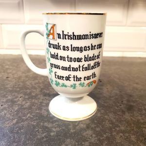 Vintage Irish coffee mug made in Japan